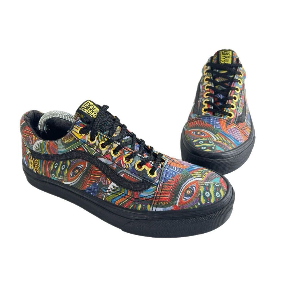 Vans Zio Ziegler Off The Wall Gallery Shoes Men 6.5 Women 8 Rare Multicolor NEW